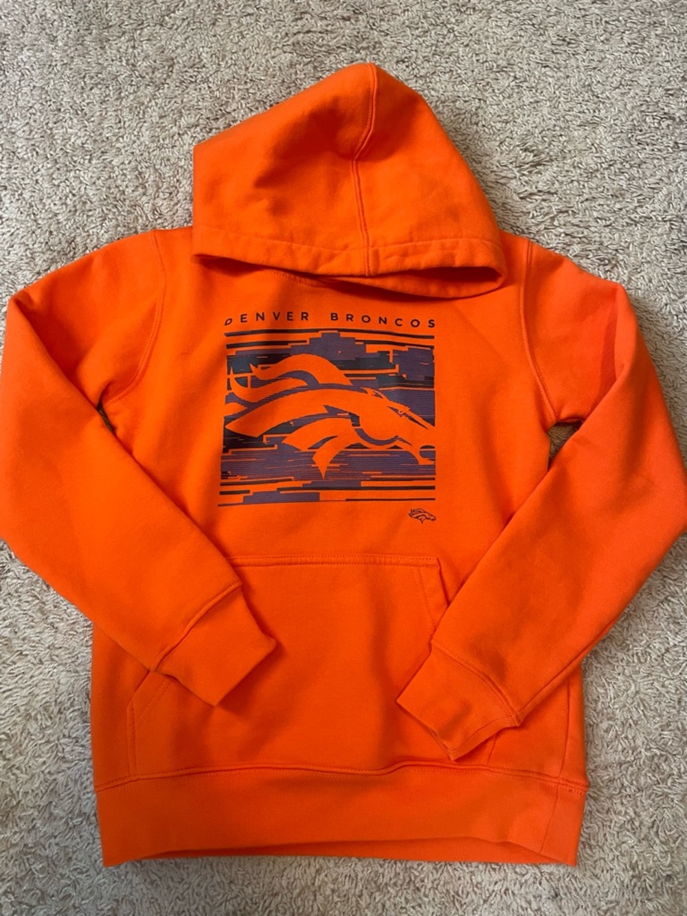 Boys NFL Denver Broncos Hoodie. Like New!